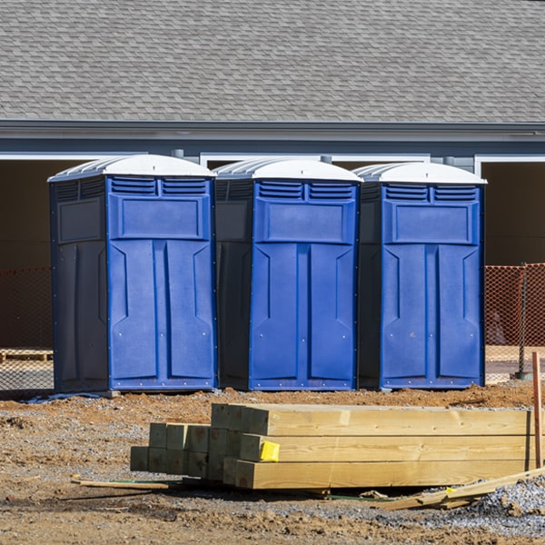 is there a specific order in which to place multiple porta potties in Kenilworth Illinois